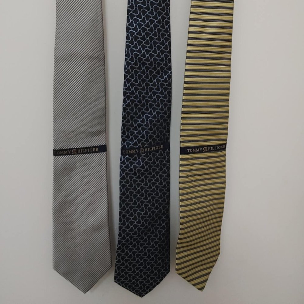 Tommy Hilfiger Men's Silk Tie Bundle (Set of 3)